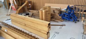 Demontierte Holzpfeifen