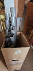 Die ersten Metalpfeifen werden verpackt